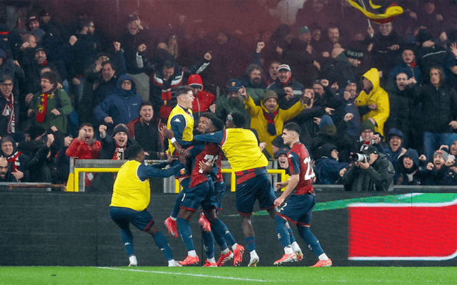 关于热那亚球员受伤，球队面临替补问题的信息